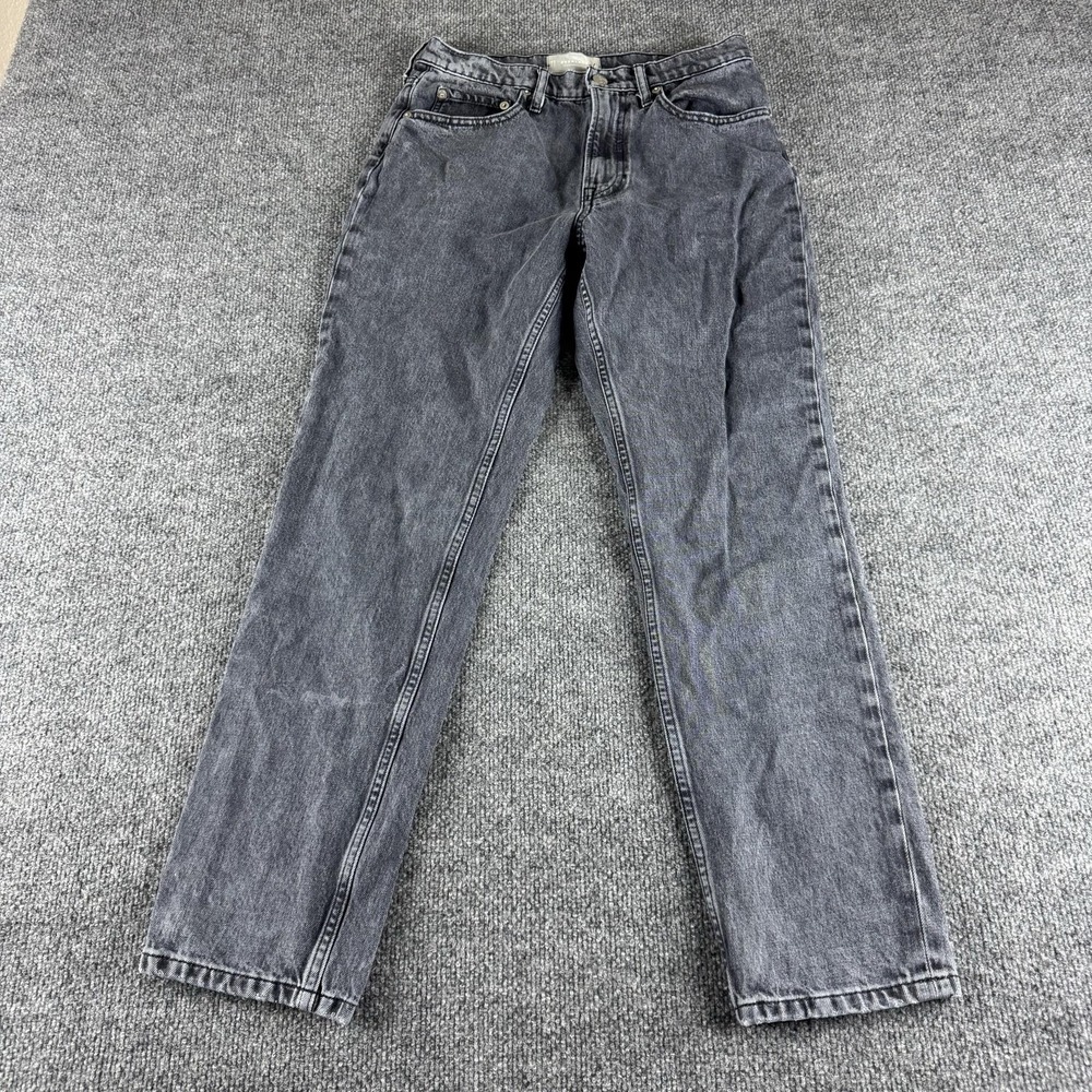 Everlane Original Cheeky Jeans Womens‎ 27 Gray Charcoal High Rise Straight Denim